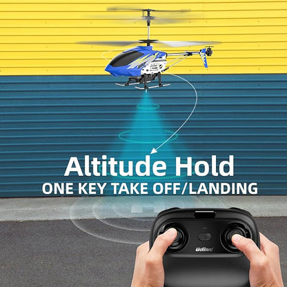 Cheerwing U12 Remote Control Helicopter with Altitude Hold Mini RC Helicopter for Adults Kids One Key take Off/Landing and 2 Batteries