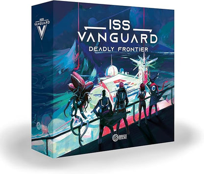 ISS Vanguard: Deadly Frontier Campaign Expansion - New Challenges &amp Adventures! Cooperative Sci-Fi Strategy Game Ages 14+ 1-4 Players 90-120 Min Playtime Made by Awaken Realms