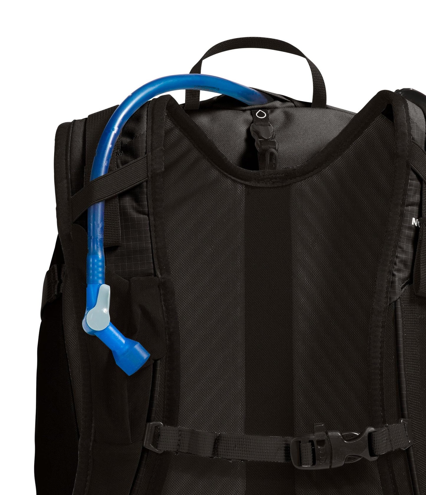 The North Face Basin 24 Liter Technical Daypack with Rain Cover - Unisex, Hiking Pole Attachment, Compression Straps, TNF Black/TNF Black-NPF, One Size