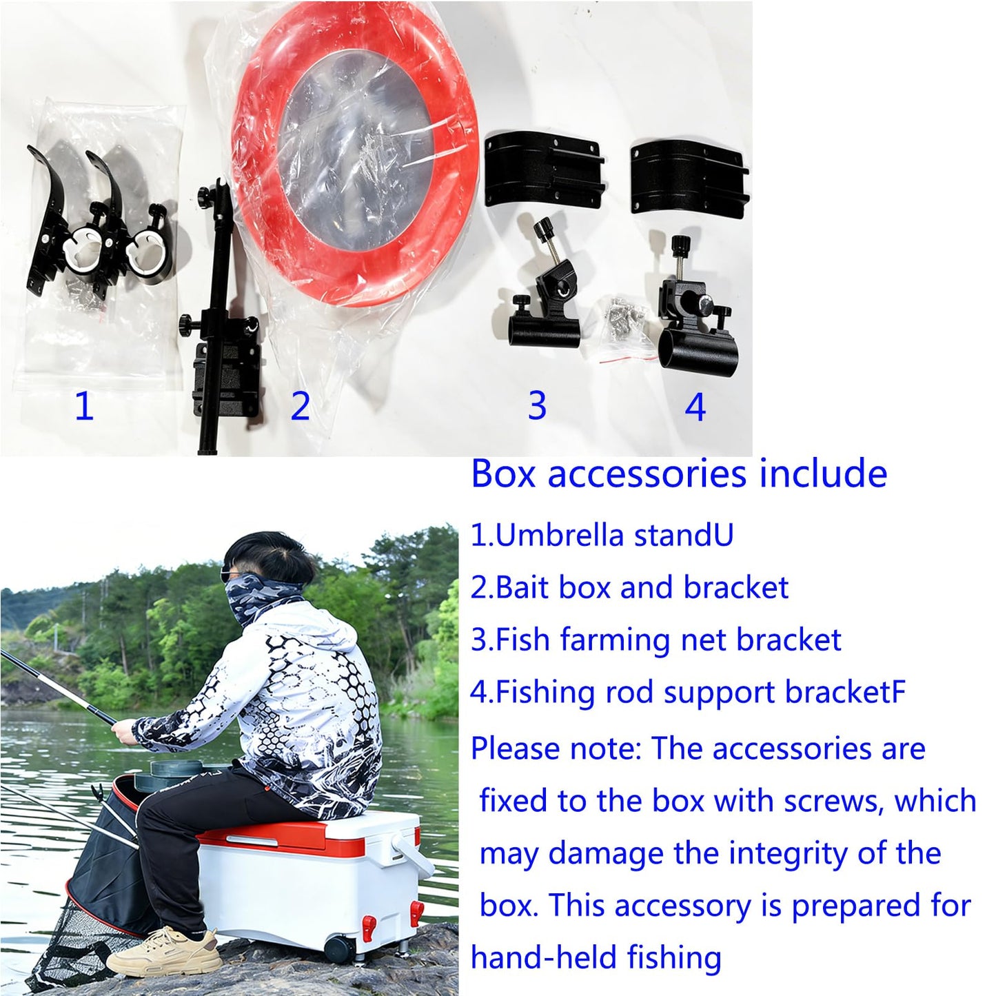38QT Fishing Seat Box, Outdoor Insulated Cooler with Adjustable Elevating Legs & Drain Plug, Heavy Duty Portable Seat for Uneven Ground, Suitable for Fishing, Camping, Picnics, Outdoor Activities