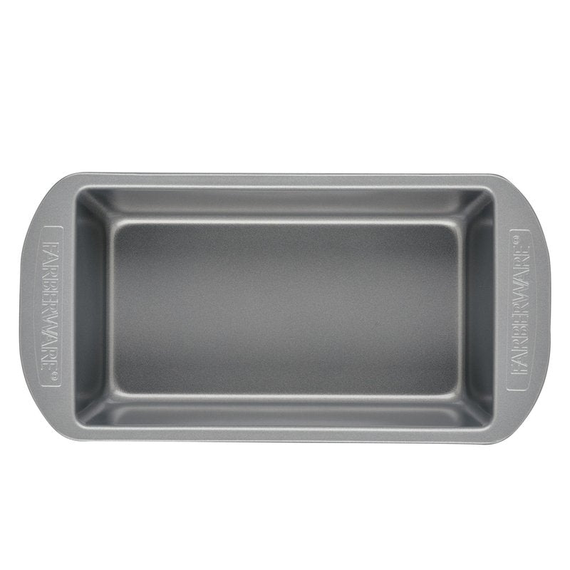 Farberware Nonstick Bakeware 9-Inch x 5-Inch Loaf Pan, Gray