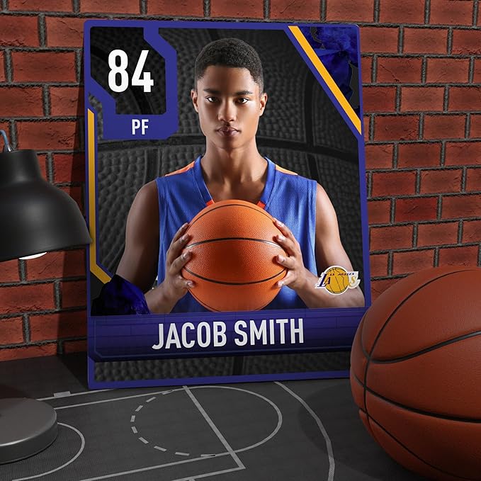 EGD Real Size Personalized Ultimate Team Card | Famous Basketball Game | Multiple Size Options (Card 4)