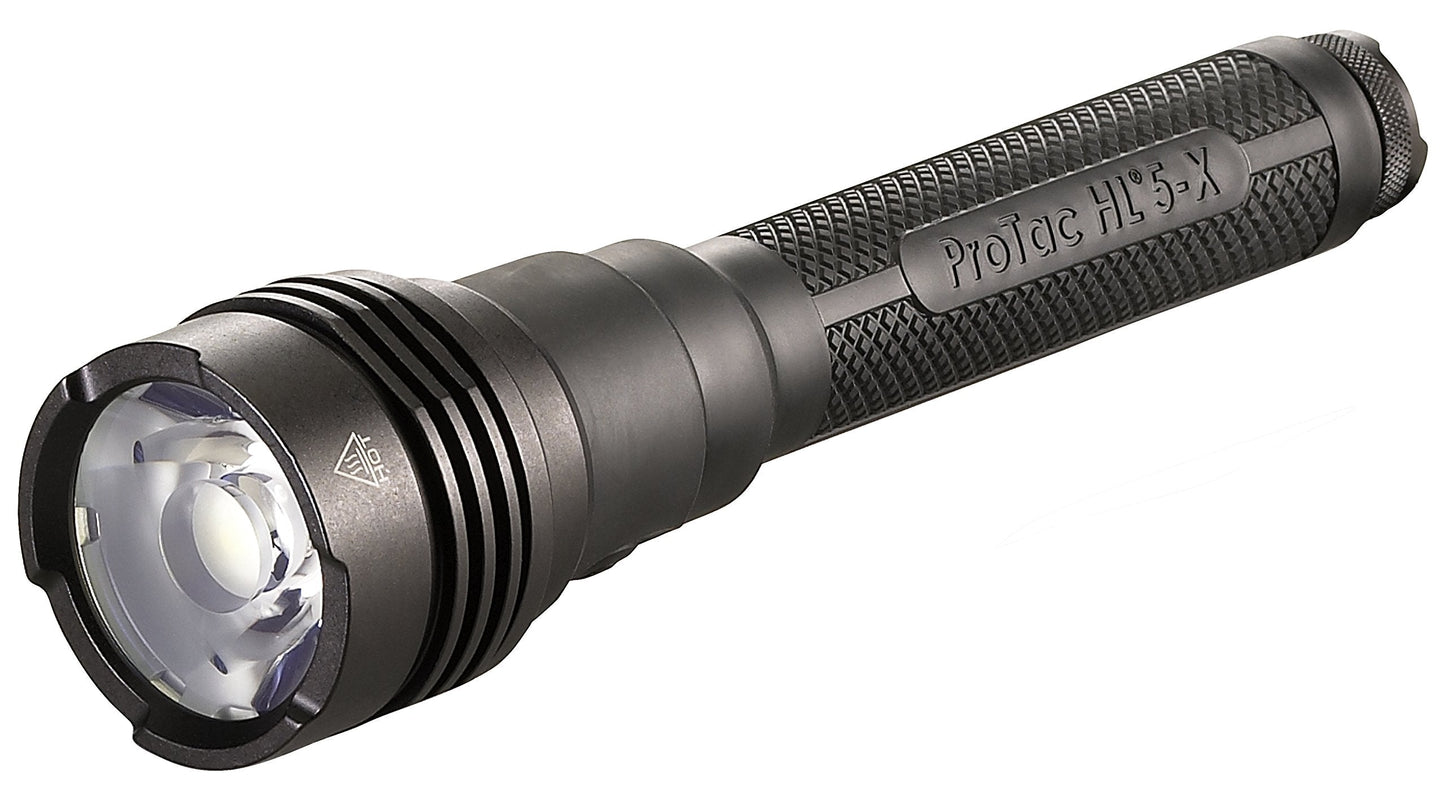 Streamlight 88074 ProTac HL 5-X 2500 Lumens 37,000 Candela Tactical LED Flashlight, Ten-TAP Programmable, Box, Black
