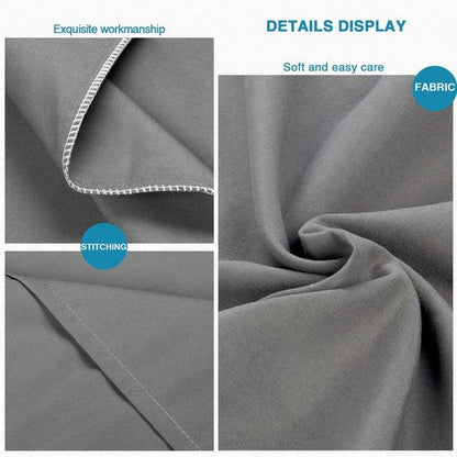 FLXXIE Pillow Cases - Soft Microfiber Queen Pillow Covers | Wrinkle Resistant, 2-Piece Set, Dark Grey 20x30