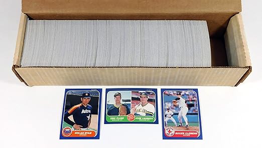 1986 Fleer Baseball Complete Set (660) Canseco Rookie Ryan Clemens