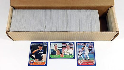 1986 Fleer Baseball Complete Set (660) Canseco Rookie Ryan Clemens