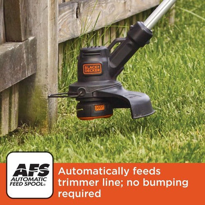 BLACK+DECKER 20V MAX Weed Eater & Edger Combo - Cordless Electric with 2 Batteries & Charger, 130 MPH Blower