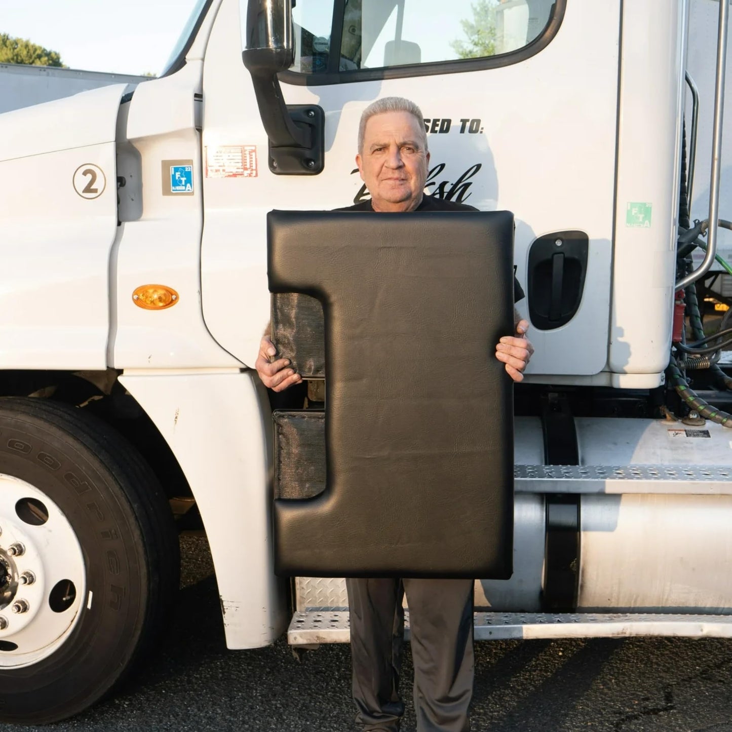 Presto Day Bed Foldable Bed for Semi-Truck Drivers | Day Cab Bed | Non-Inflatable, Lightweight & Durable | Stable & Portable | Semi Truck Cab Mattress | 250 lb Capacity
