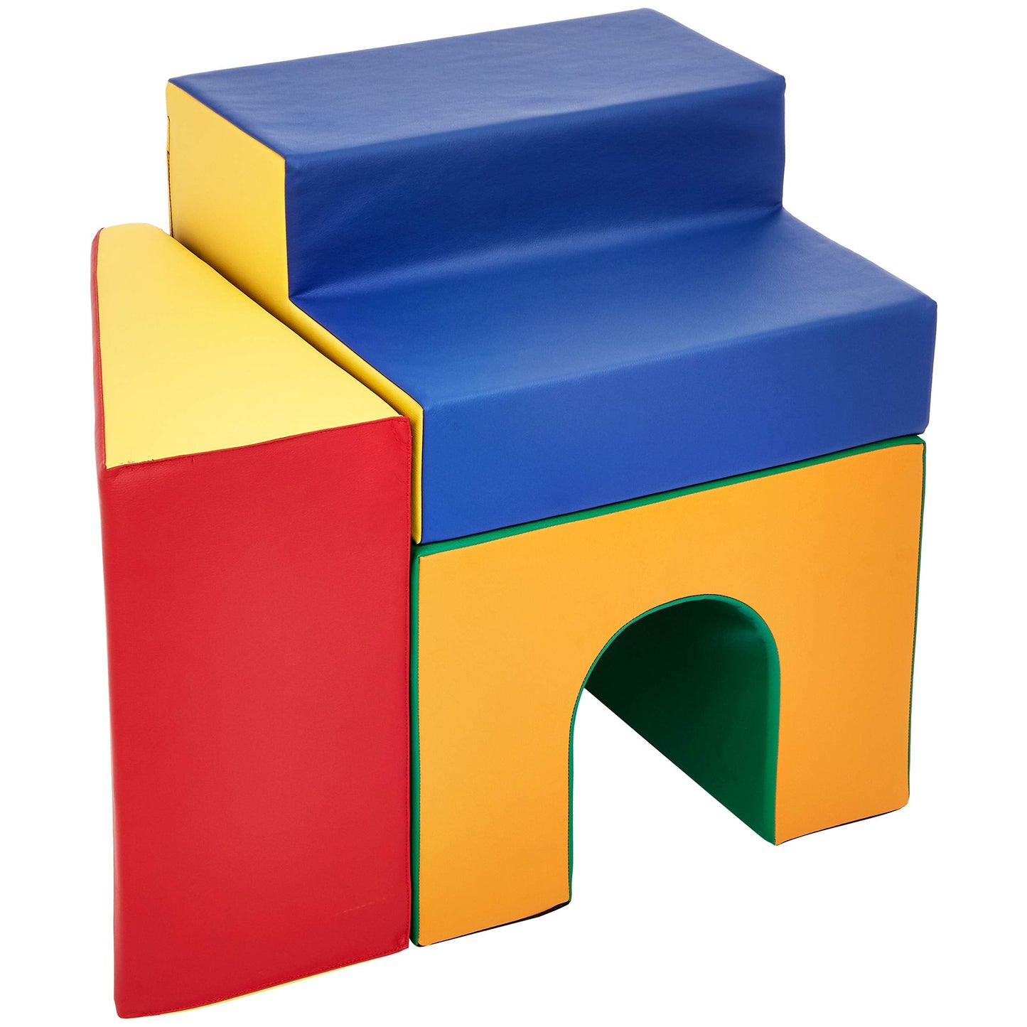 Amazon Basics Kids Soft Play Tunnel, Crawling Tunnel for Toddlers, Indoor Gross Motor Toy, 60 x 20 x 15 inches