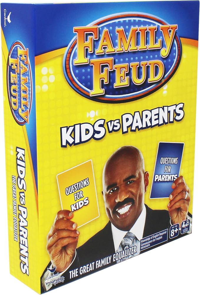Steve Harvey Family Feud Kids Vs Parents Edition Family Party Game Ages 8 and up