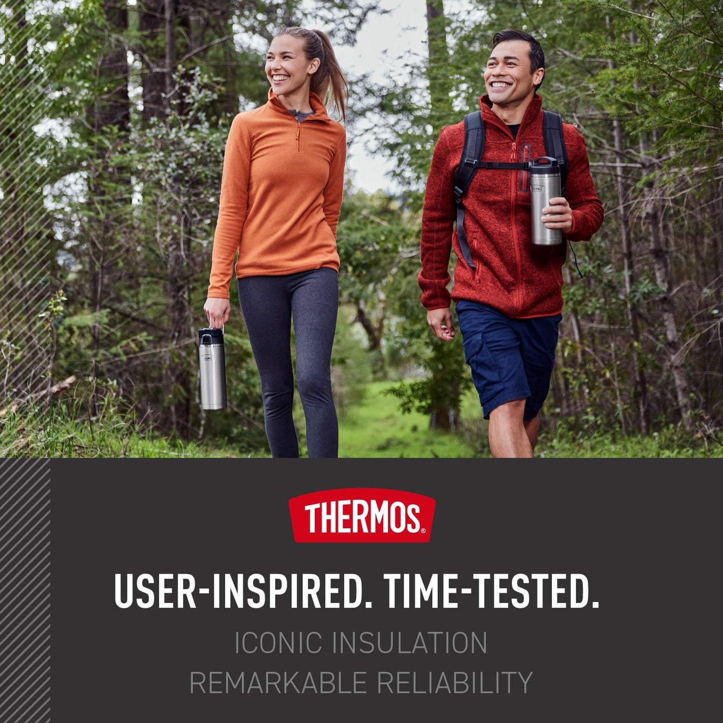 Thermos ICON Series - Insulated Travel Mug with Leak-Proof Design | 16 oz Stainless Steel
