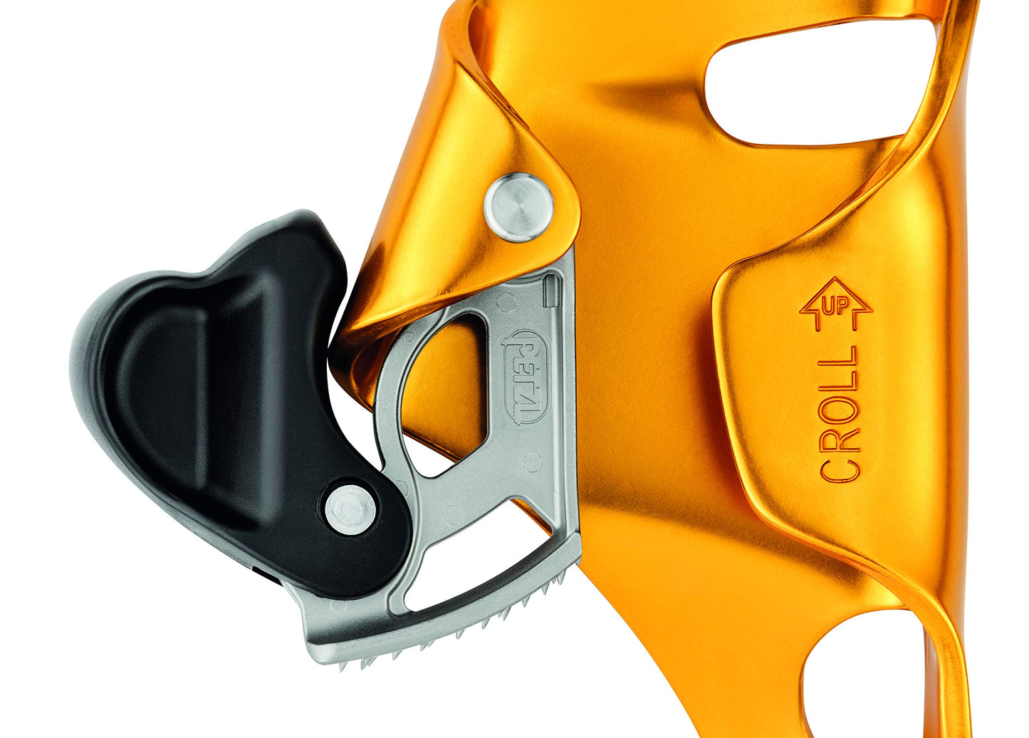 PETZL Croll Ventral Chest Ascender for Rope Ascents - Large (8-13 mm)