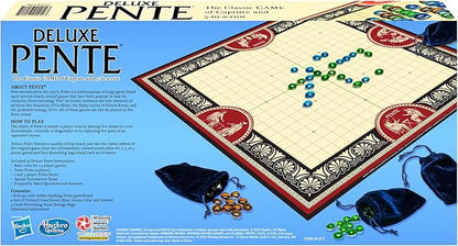 Deluxe Pente by Winning Moves Games USA Family Strategy Game of Capture Stones for 2 to 4 Players Ages 8+