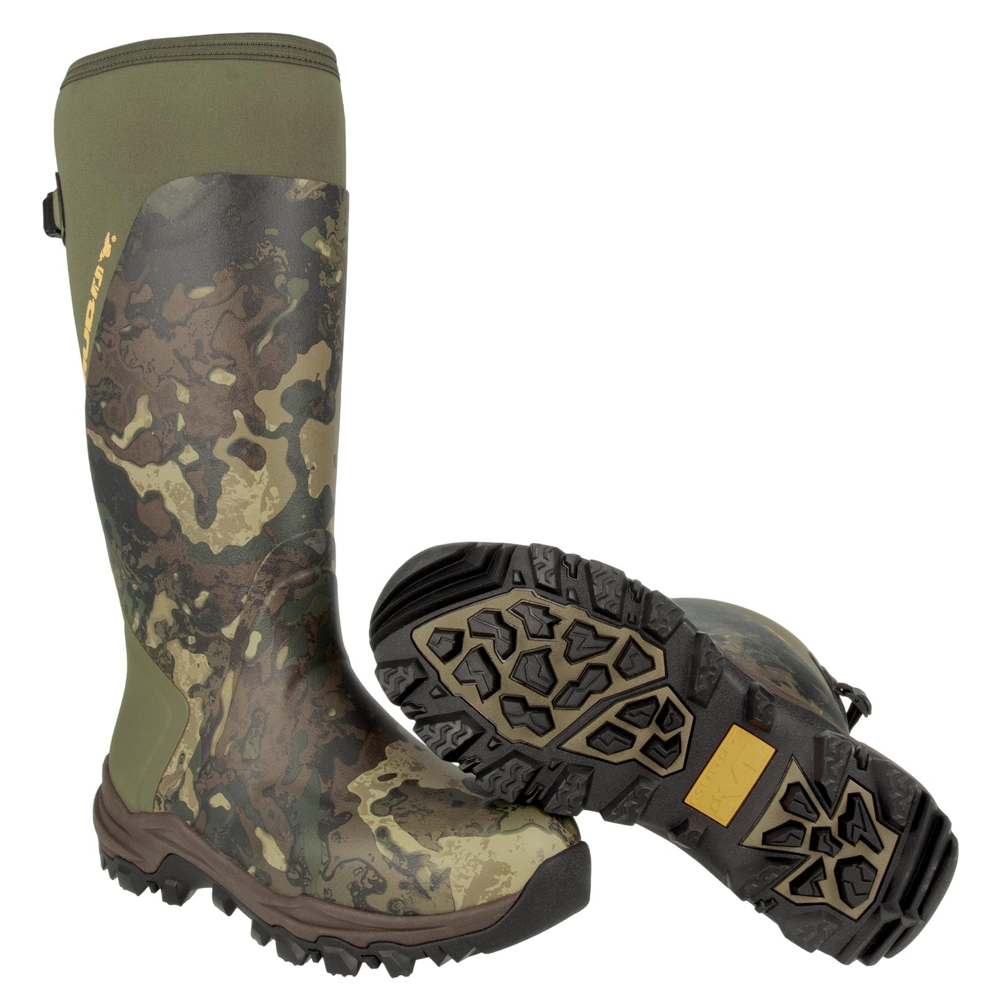Muddy Outdoors Men's DV8 17" Rubber Boots Veil Canyon Hybrid 10 D