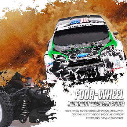 GoolRC WLtoys K989 RC Drift Car 1:28 Scale 4WD 30KM/H High Speed Electric Drifting Car RTR with Metal Chassis and 2 Batteries for Adults