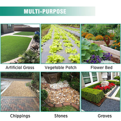Snail 6ft x 200ft Weed Barrier Landscape Fabric Premium 5oz Pro Heavy Duty Ground Cover Anti-Weed Gardening Mat High Permeability Easy Setup Commercial Outdoor Weed Mat