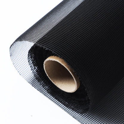 High Density dustproof and Pollen Proof net Window Screen mesh roll Used to Replace Screen Windows and Doors (Black high-Density mesh,787''×49''(2000×125cm)