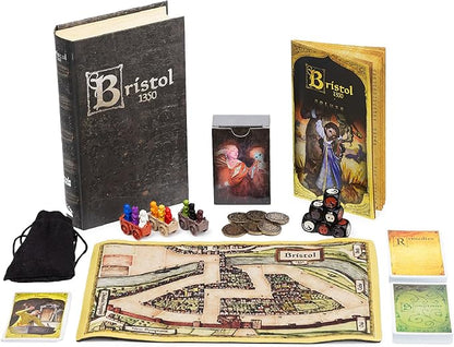 Bristol 1350 Board Game of Strategy Deluxe Version Deceit and Luck for 1-9 Players