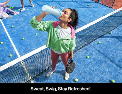 POWCAN 26 oz Insulated Water Bottle with 2-in-1 Straw and Spout Lid, Keep Cold 24H, Leak-Proof, Fits in Car Cup Holder, Stainless Steel Water Bottle for Sports, Travel, Gift, and School (Bow Crush)