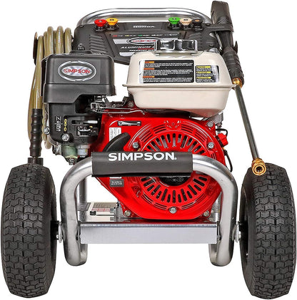 Simpson 3600 PSI Gas Pressure Washer - 2.5 GPM Commercial Power with Honda GX200 Engine & 35' Hose