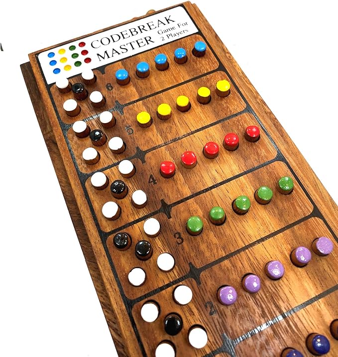 Codebreak Game Top Strategy Wooden Board Games for Age 12+ and Adults