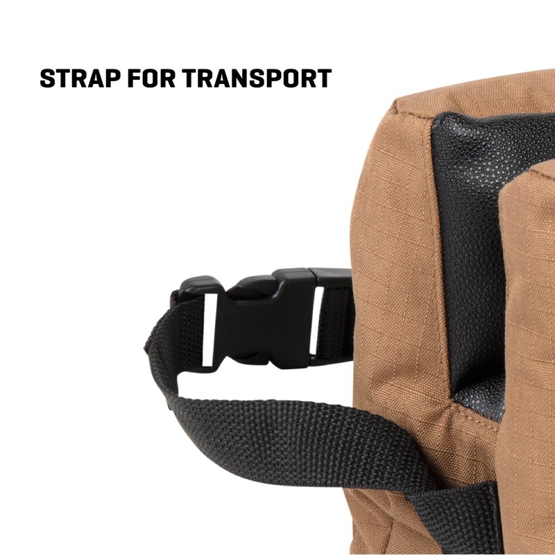 Allen Company Unfilled Shooting Bench Bag, Tan/Black