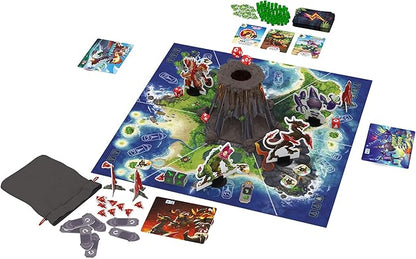 IELLO: King of Monster Island - Strategy Board Game Sequel of The King of Line Family Play Cooperatively Ages 10+ 1-5 Players 60 Minutes