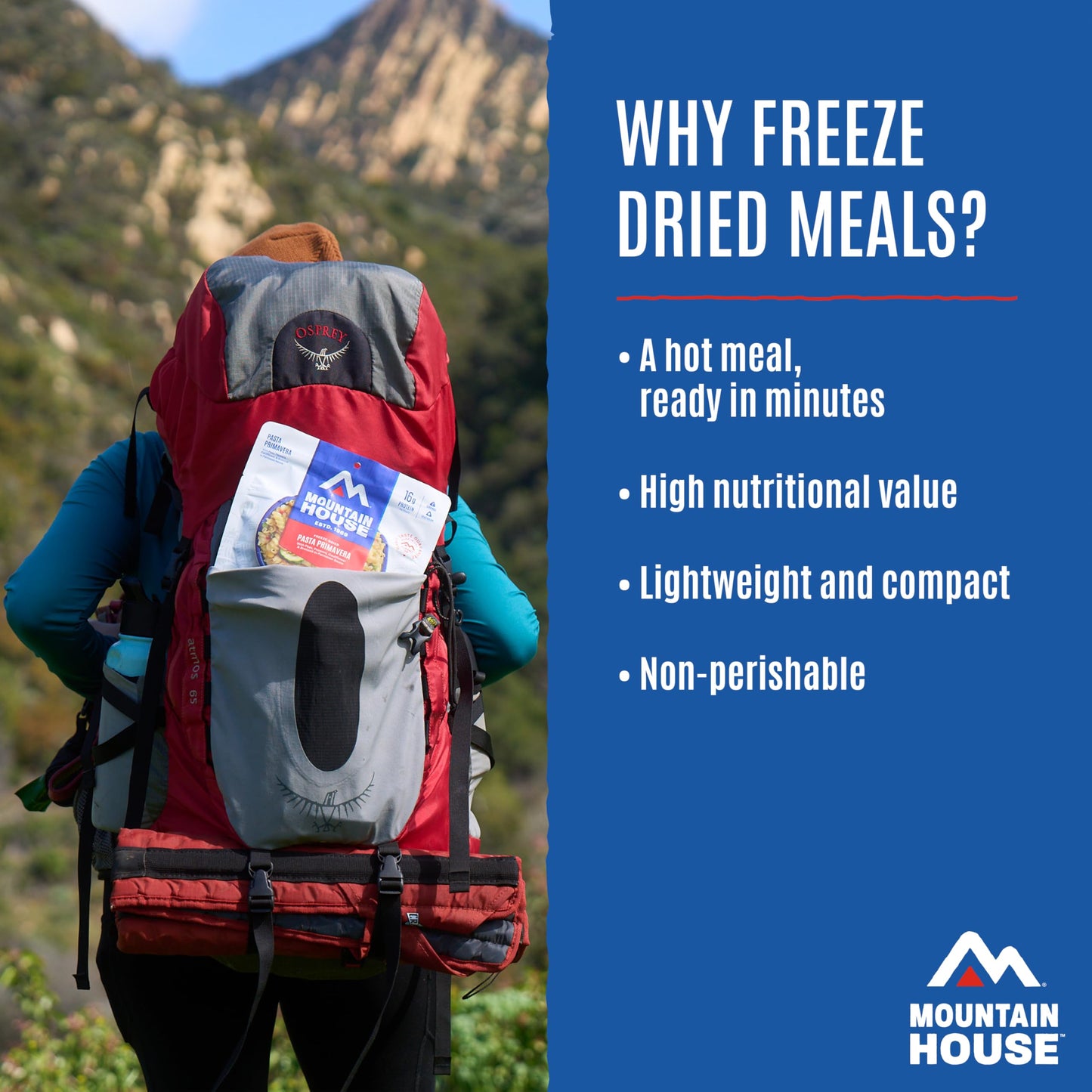 Mountain House Expedition Meal Assortment Bucket Freeze Dried Backpacking & Camping Food 30 Servings
