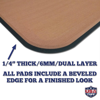 USATuff SeaDek EVA Mat Cooler Pad fits YETI 65 Tundra | Peel & Stick Application | Non Slip Comfort Accessories - 24" Fish Measuring Ruler (Mocha-Black)