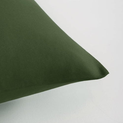 FLXXIE Body Pillow Cover - Super Soft Microfiber Case | Olive Green, 20x54, Wrinkle & Stain Resistant