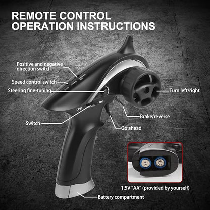 GoolRC RC Drift Car 1:18 Scale Remote Control Car?2.4GHz 4WD 30KM/H High Speed Racing Cars with LED Light Strip and 1 Battery for Adults