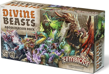 Zombicide White Death: Divine Beasts Abomination Pack - Mythical Creature Expansion Cooperative Strategy Game with Tabletop Miniatures Ages 14+ 1-6 Players 1 Hour Playtime Made by CMON