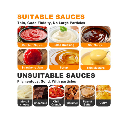 Saladulce Commercial Sauce Dispenser Pump Stainless Steel Condiment Pump Station 7.4Quart Pump Dispenser Container for Ketchup Dressing Syrup Jam BBQ Sauce