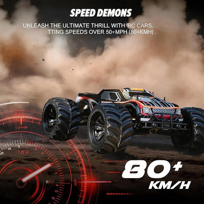 JLBRACINGRC 1/10 Brushless RC Car for AdultsFast 50+ mph High Speed RTR RC Truck 4WD Offroad Monster Truck 2.4GHZ Radio Controlled Electric Remote Control Car IPX7 Waterproof Racing Vehicle