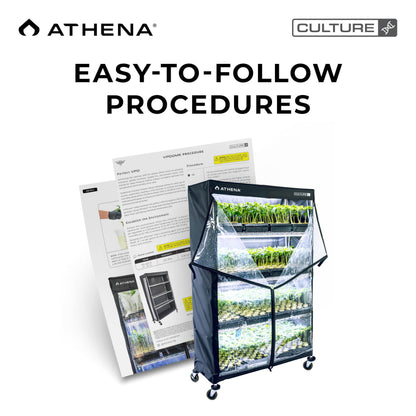 Athena Culture VPDome Indoor Greenhouse for Seed Starting, Plant Propagation & Cloning | Durable Fabric Humidity Dome for 48x72x18 Wire Rack (Rack Not Included)