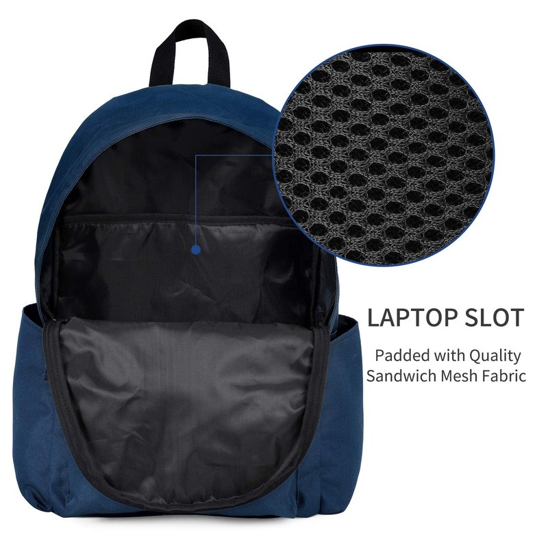 Vorspack Backpack Lightweight Backpack for College Travel Work for Men and Women - Navy