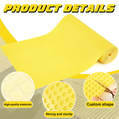 Nuanchu 1/8" Thick 161.44 Sq. ft. Uncoupling Membrane for Tile, Dimple Drainage Matting, Moisture Barrier Foundation Wrap Floor Underlayment Sub Floor Waterproof for Bathroom Shower Kitchen Basement