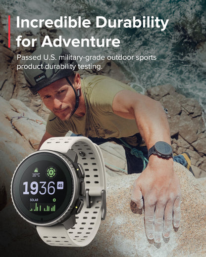 SUUNTO Vertical: Adventure GPS Watch, Large Screen, Offline Maps, Solar Charging