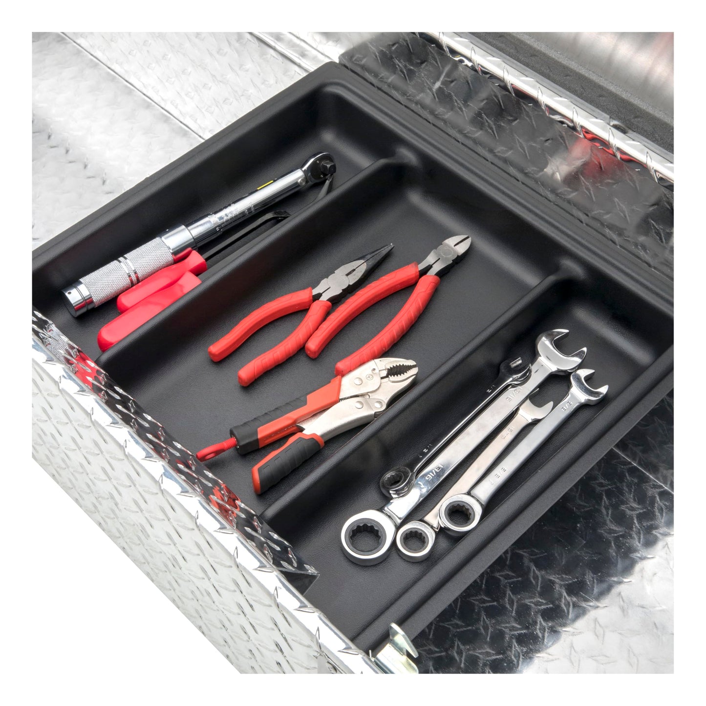 UWS EC10331 63-Inch Heavy-Wall Aluminum Truck Tool Box with Low Profile, RigidCore Lid
