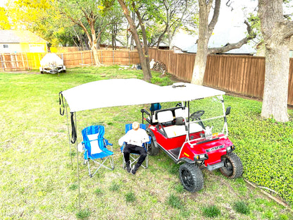 JFTops Overland Trail Topper™ Awning, 200D Polyester Ripstop Fabric, 8' x 7', UPF 50+, Waterproof, 9 lbs