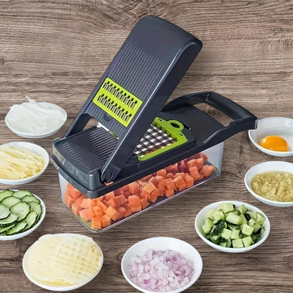 AHA Lifestyles 16-in-1 Vegetable Chopper | Versatile Slicer & Spiralizer for Quick Meal Prep