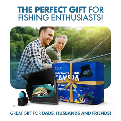Colitt Underwater Fishing Camera, Portable Ice Fishing Camera with Monitor, Real Time Fish Viewing for Lakes and Rivers, No WiFi Required