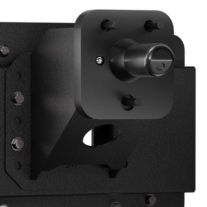 EYOUHZ Oversize Spare Tire Mount Carrier up to 40 inches Compatible with 2018-2026 Jeep Wrangler JL JLU with a Rear-View Camera Slot (Camera not Included) Heavy Duty Rear Wheel Bracket