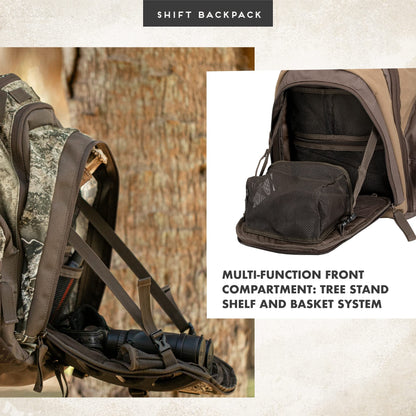 INSIGHTS HUNTING by frogg toggs - The Shift, Heavy Duty Rifle Carrier Hunting Backpack, Mossy Oak Bottomland