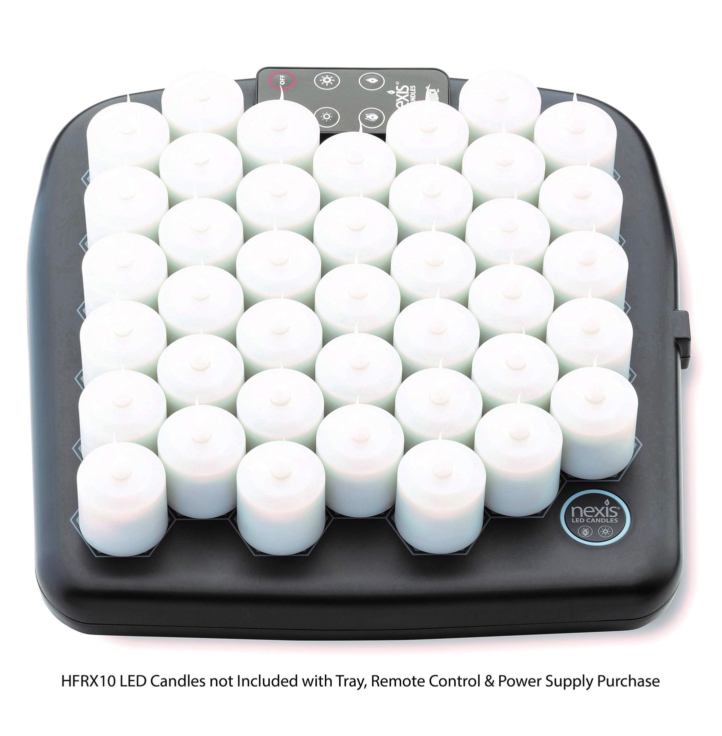 Hollowick® Nexis™ Flameless Kit: (1) Charging Tray, (1) Magnetic Cord and US Power Supply, (1) Remote Magnetic Control (1 Kit)