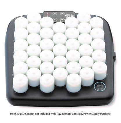 Hollowick® Nexis™ Flameless Kit: (1) Charging Tray, (1) Magnetic Cord and US Power Supply, (1) Remote Magnetic Control (1 Kit)