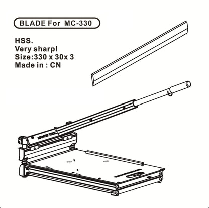 MANTISTOL 13'' Pro fooring cutter MC-330 with replacement blade and flooring installation kit