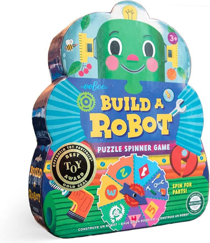 eeBoo Build a Robot Spinner Game Combines Simple Numbers with Fun 3 Years and Up.
