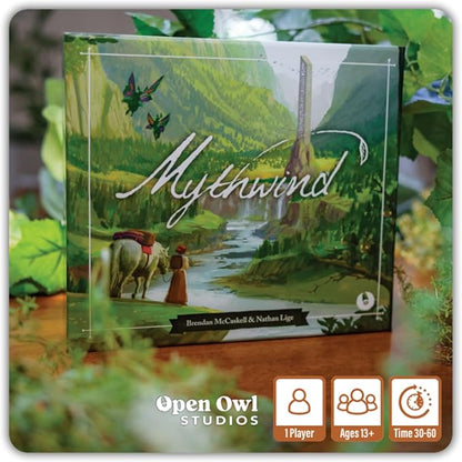 Mythwind Board Game - Cooperative &amp Solo Cozy Village-Building Adventure in a Magical Valley 1-4 Players 30-60 Minute Story-Driven Sessions