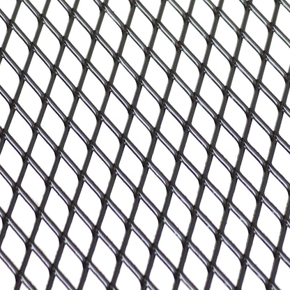 Sunnydaze Mesh Outdoor Curved Bench - Metal Patio Bench Set - Heavy-Duty Outdoor Seats for Backyard or Fire Pit - Black - Set of 2